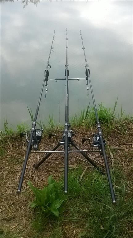 Fishcon Rod pod Aluminium Black