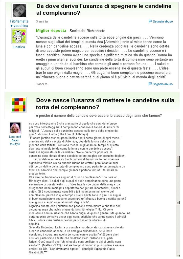 Testimoni di Geova e compleanno - FreeForumZone